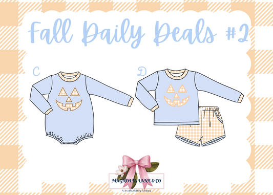 Fall Daily Deals #2 - Boy's Shorts Set