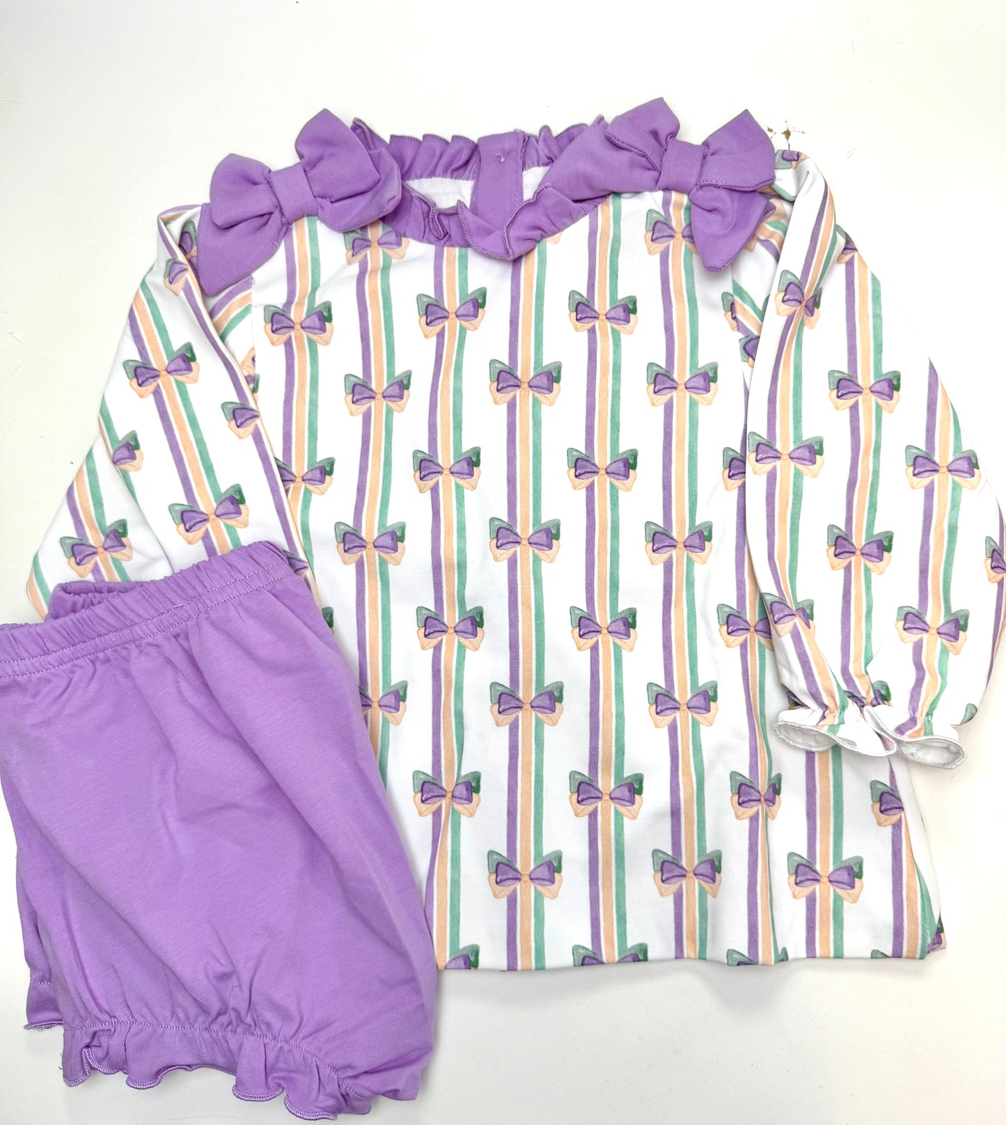 Queen of Mardi Bloomer Set