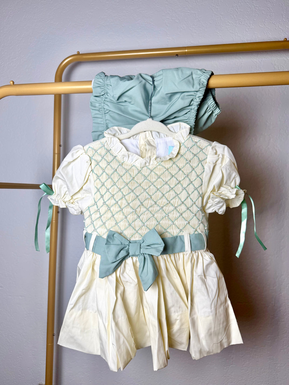 Girl’s Fall Heirloom Bloomer Set/Dress