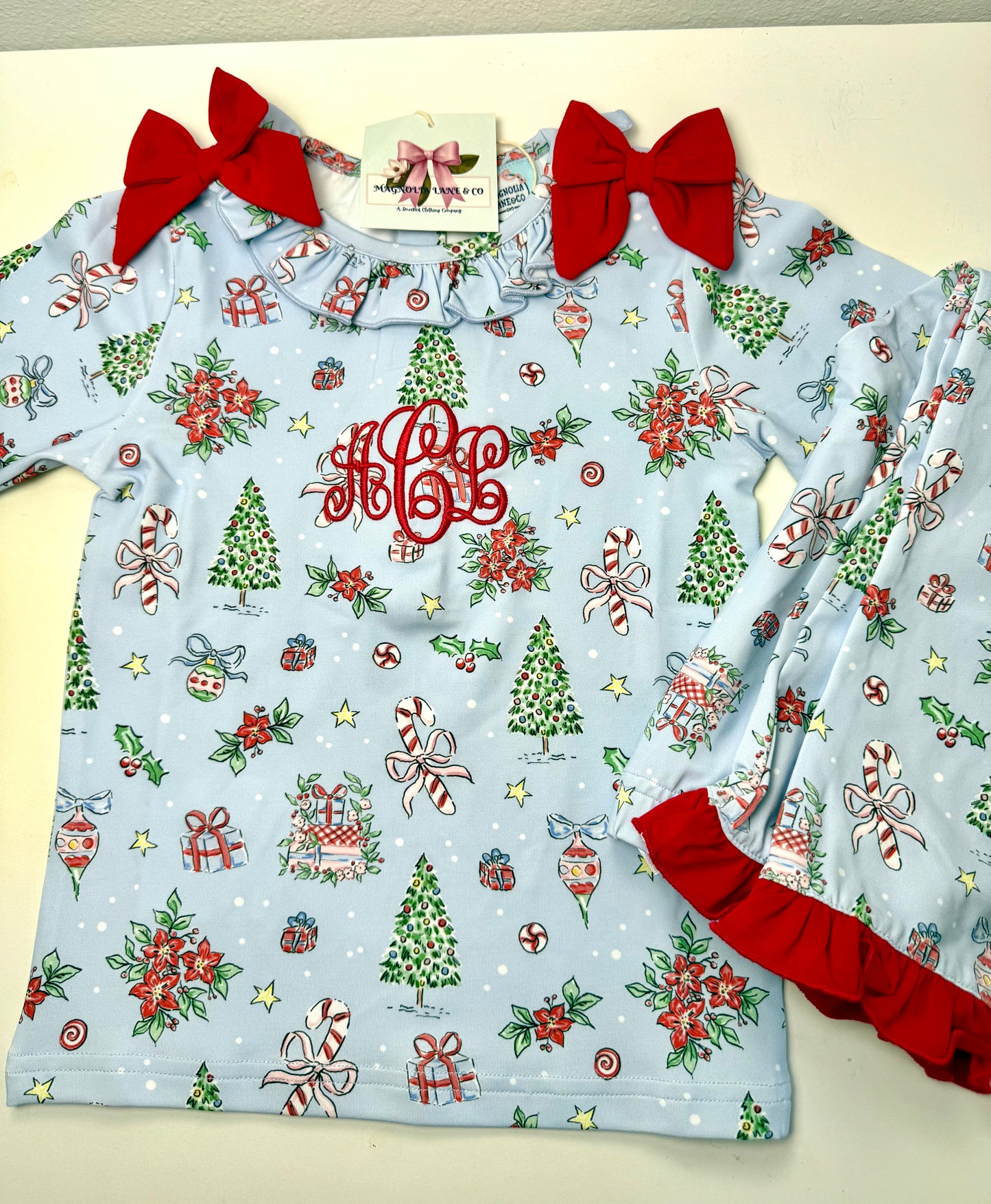 Merry Little Christmas: GIRL'S ZIPPER PJ