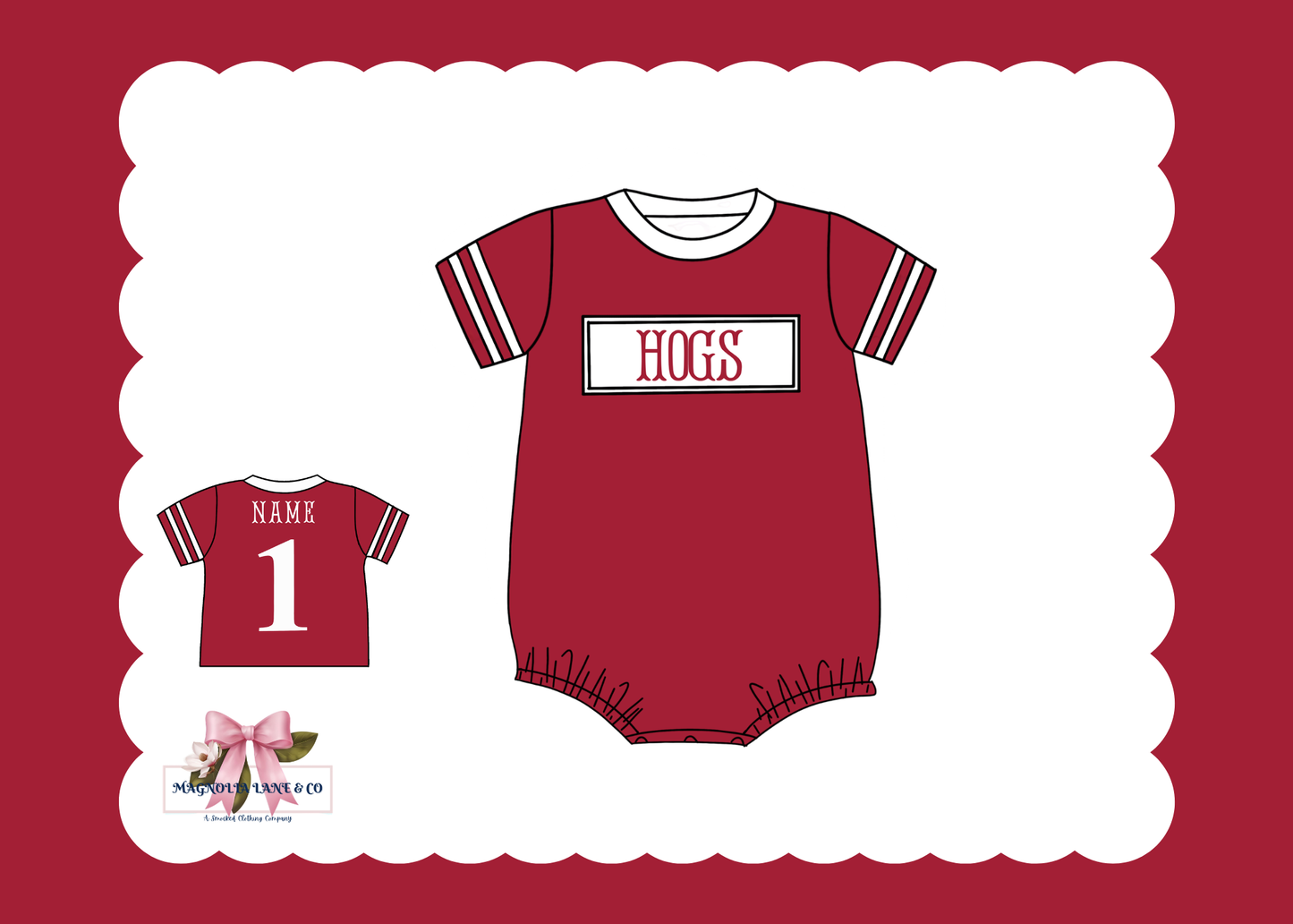 PO23: Crimson/Cardinal Red & White Jerseys: Bubble