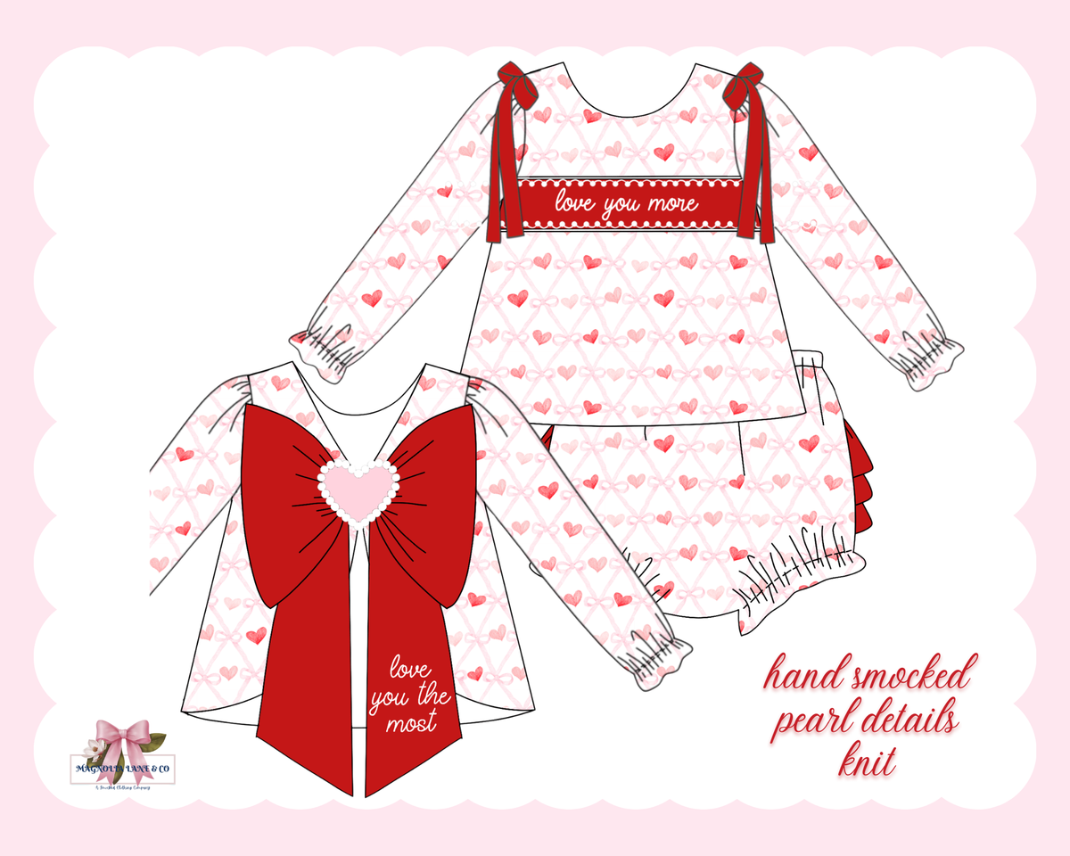 PO30: Girl's Love You More Bloomer Set/Dress (ETA: January)
