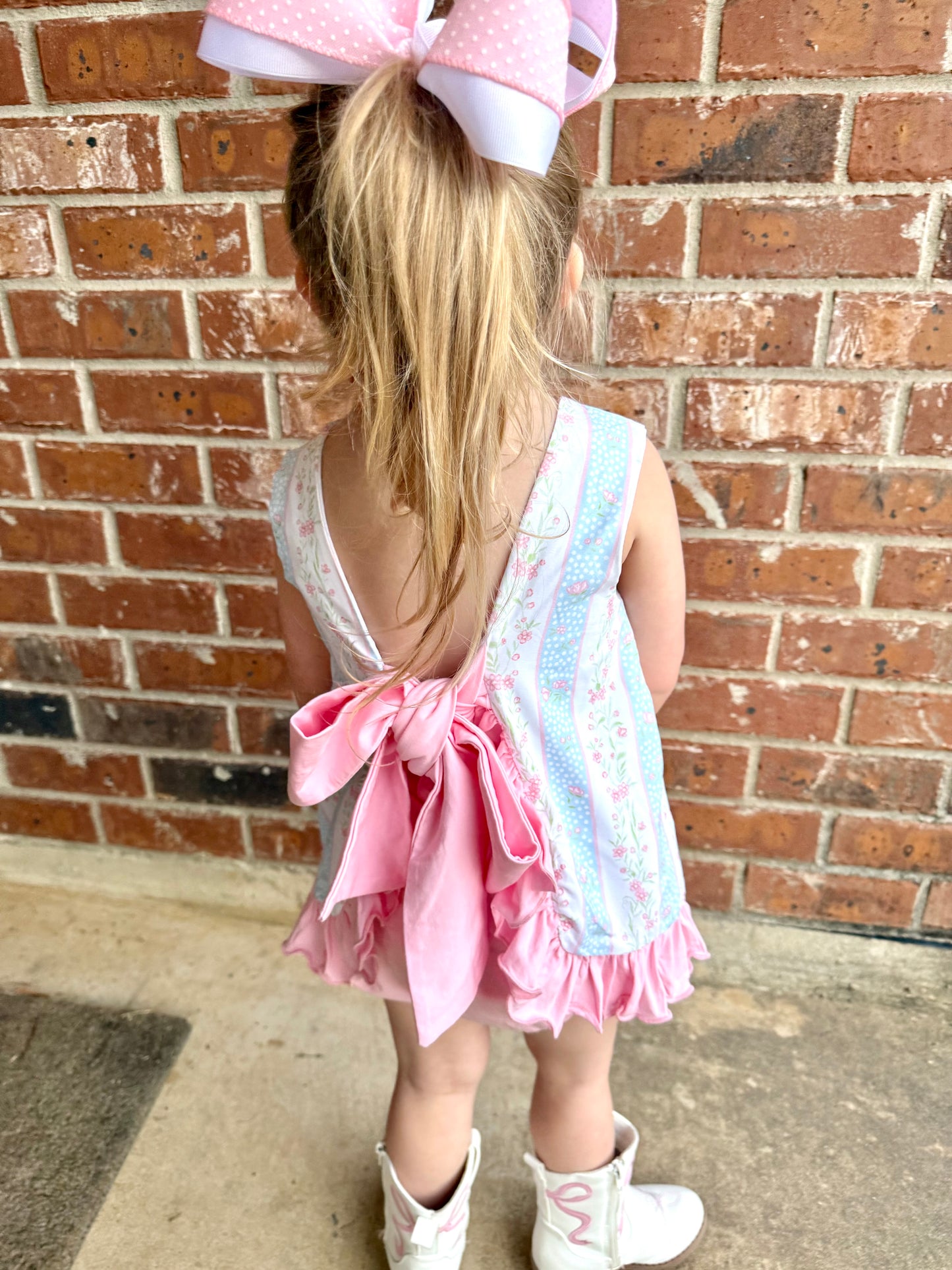 Striped Floral Swingback Set