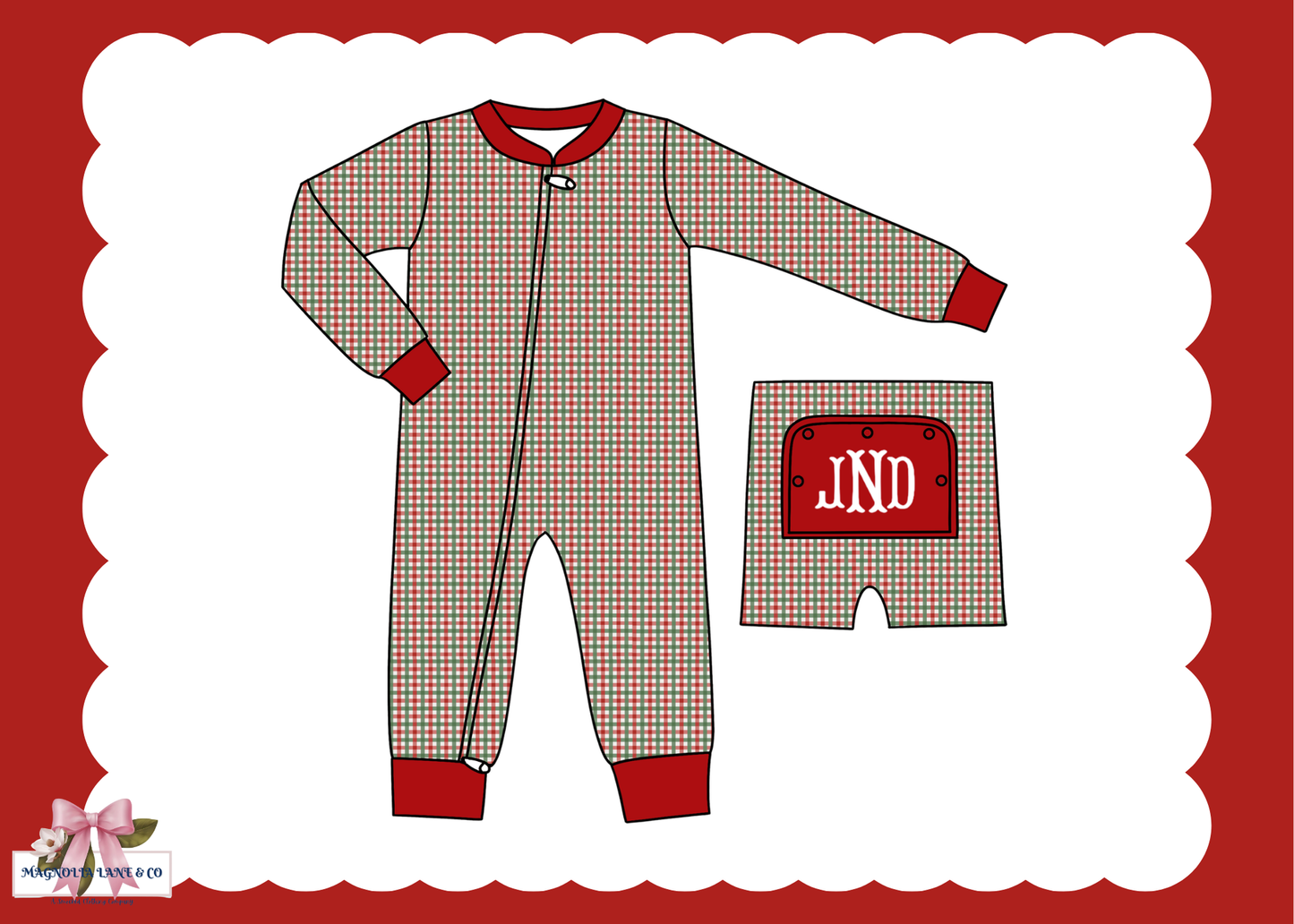PO27: Boy's Classic Christmas Zipper PJs (ETA: November)