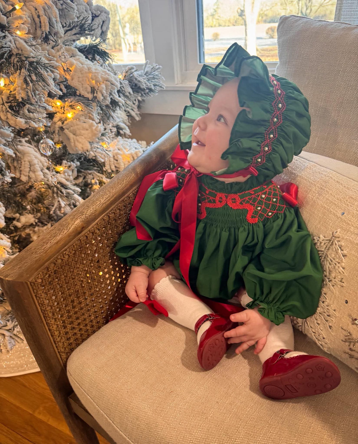 Christmas Best: Girl's Bonnet