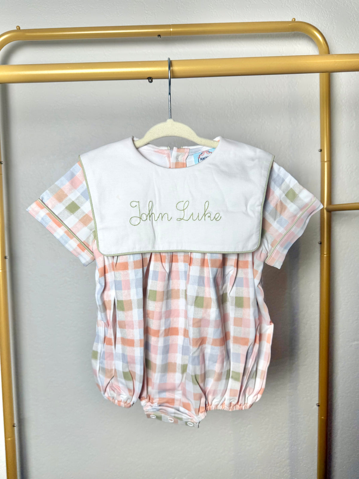 Boy’s Fall Plaid Bubble