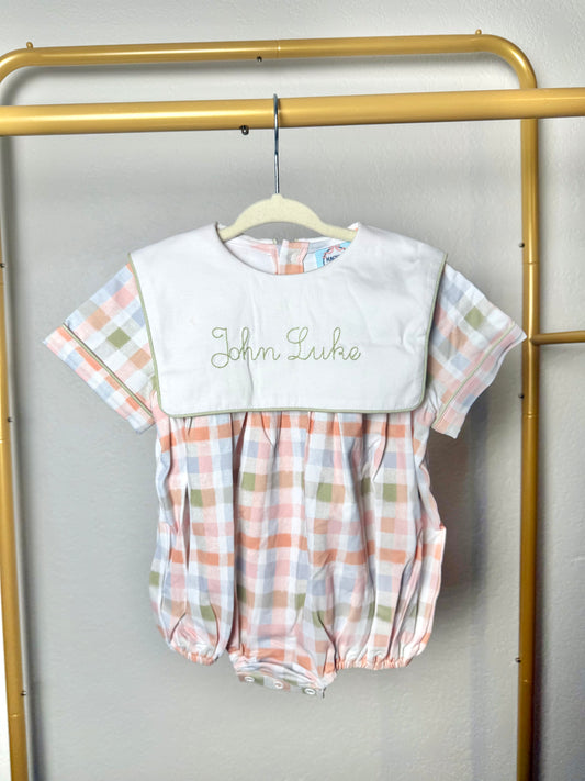 Boy’s Fall Plaid Bubble