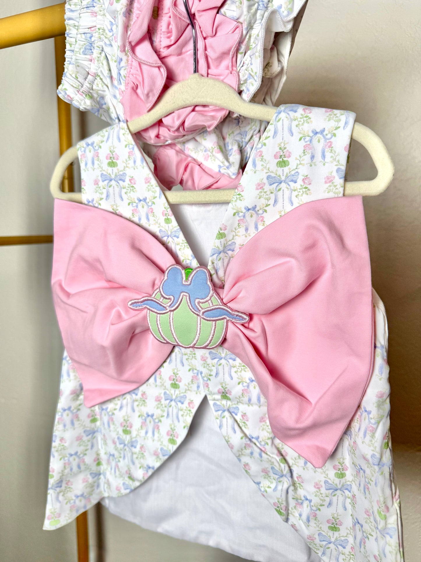 Girl's Grandmillennial Pumpkins Bloomer Set - "SOUTHERN BELLE"
