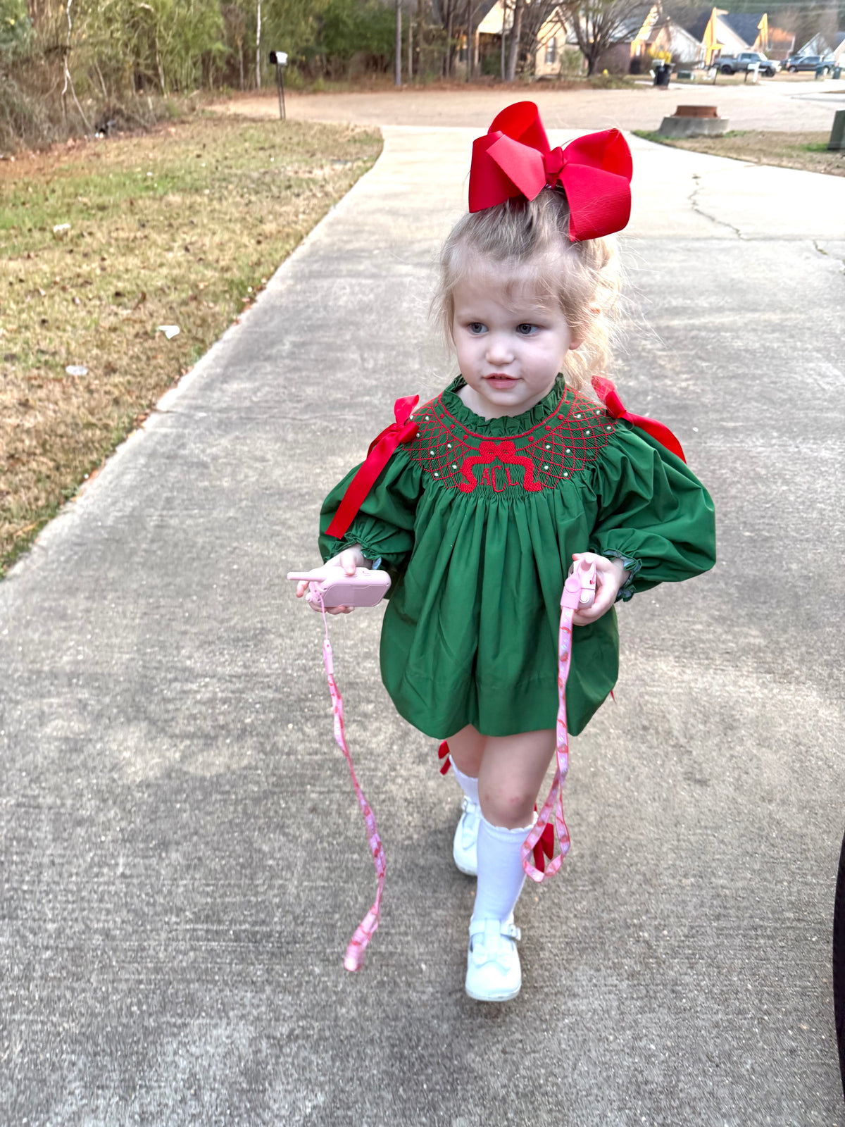Christmas Best: Girl's Bloomer Set/Dress