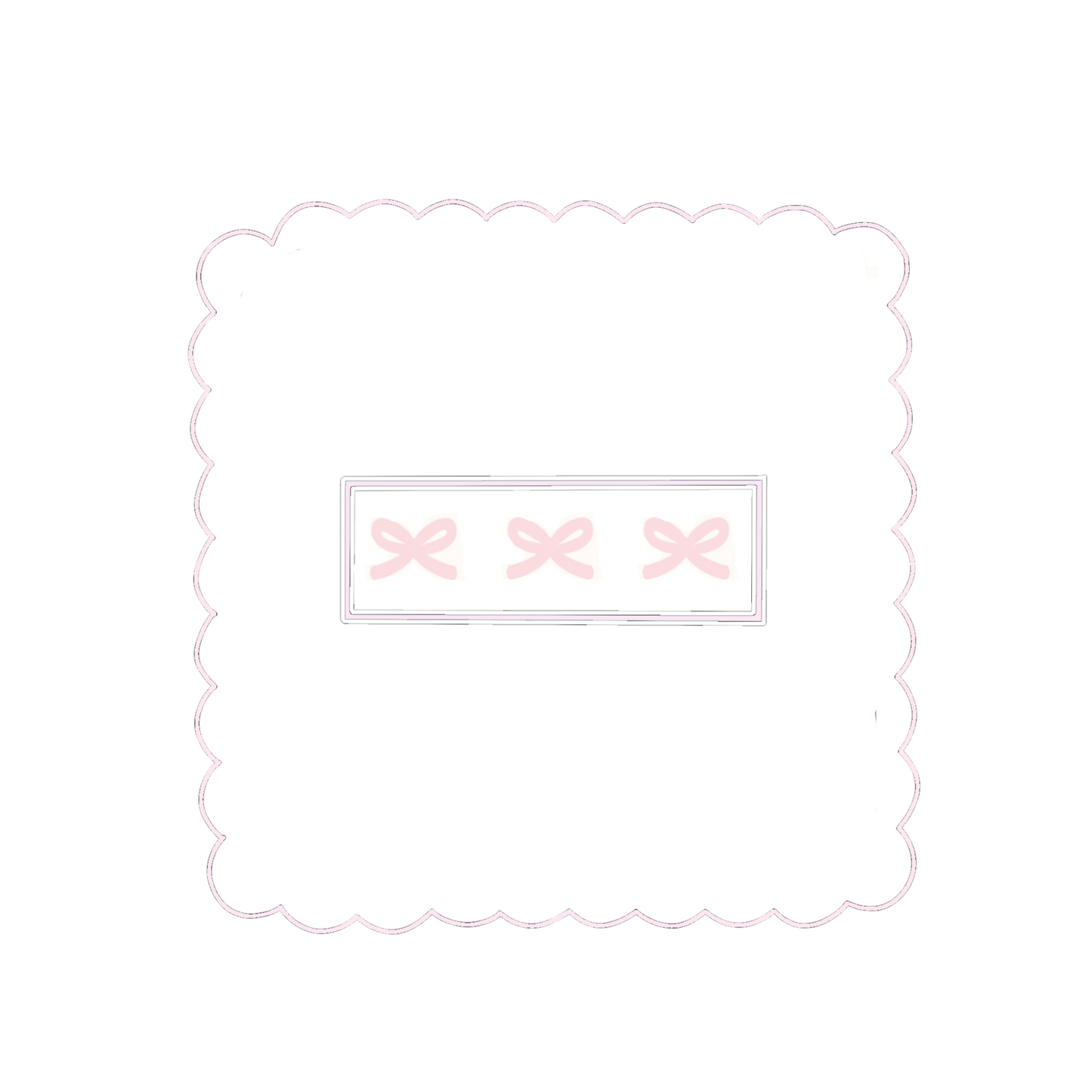 PO21: White & Pink Euro Sham w/ Bows
