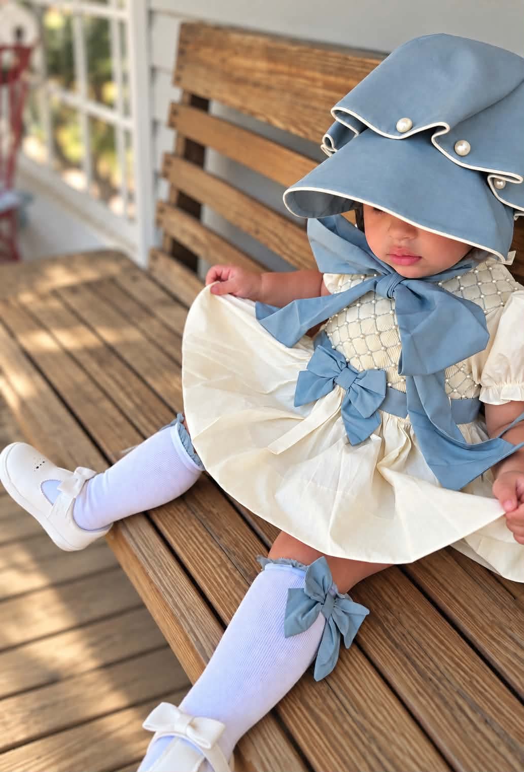 Girl’s Fall Heirloom Bonnet