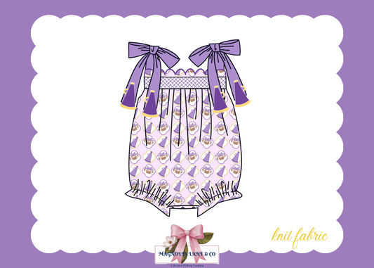 PO23: Purple & Gold Go, Fight, Win Bubble