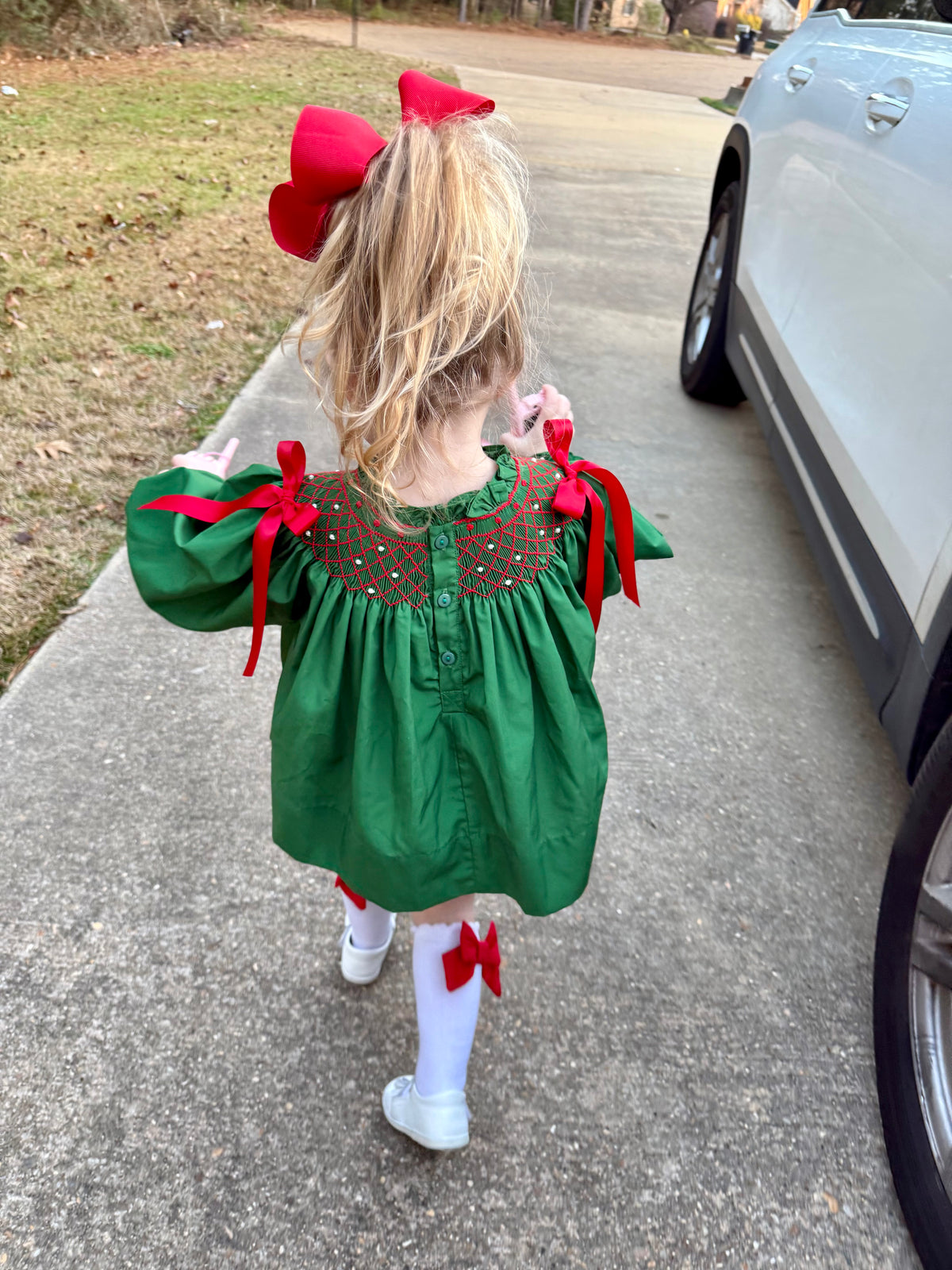 Christmas Best: Girl's Bloomer Set/Dress