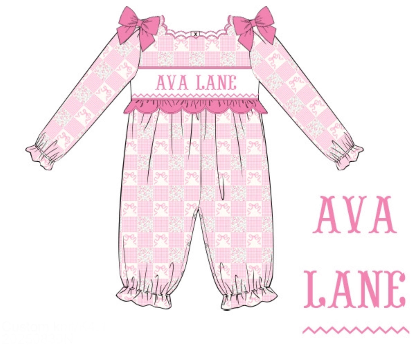 Girly Girl Patchwork Romper - "GOD MADE GIRLS"