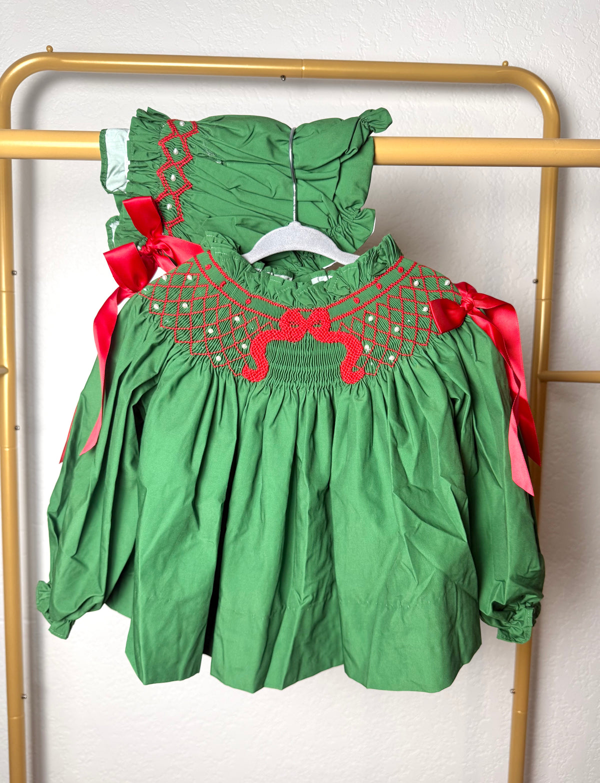 Christmas Best: Girl's Bloomer Set/Dress