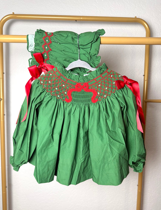 Christmas Best: Girl's Bloomer Set/Dress