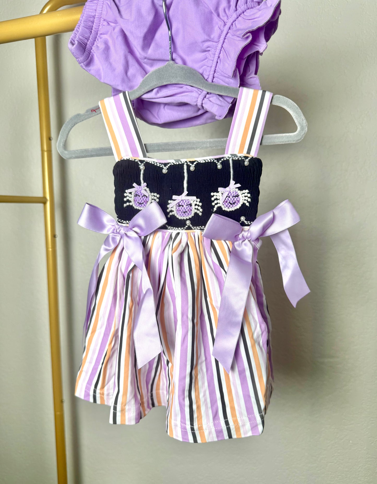 Girl's Itsy Bitsy Spiders Bloomer Set