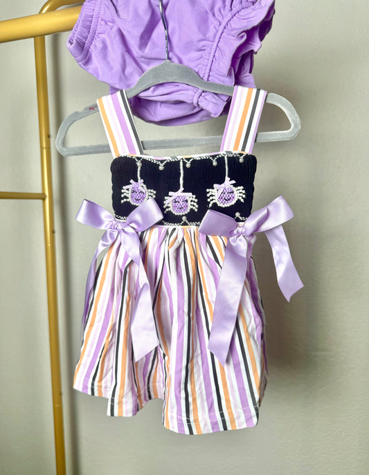 Girl's Itsy Bitsy Spiders Bloomer Set