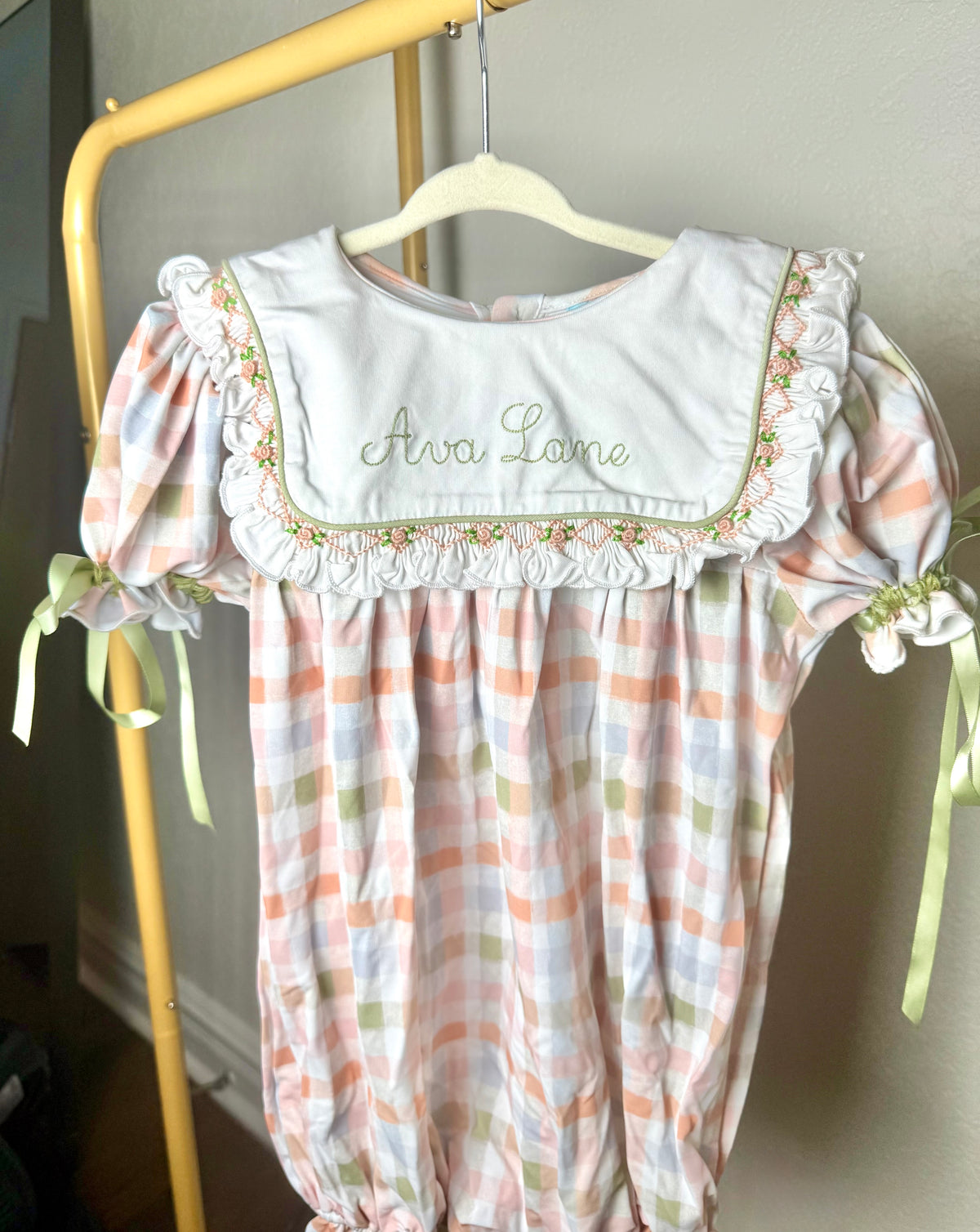 Girl’s Fall Plaid Bubble