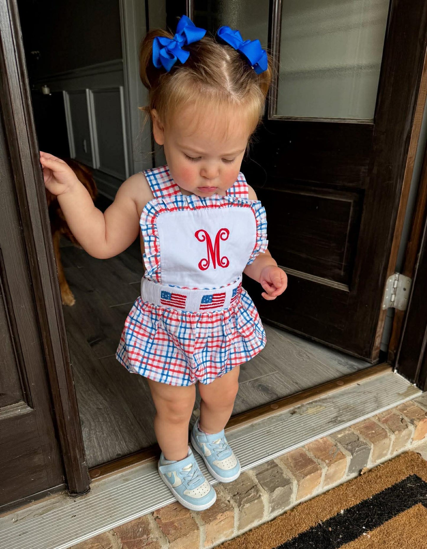 Plaid Flags: Girl's Bubble