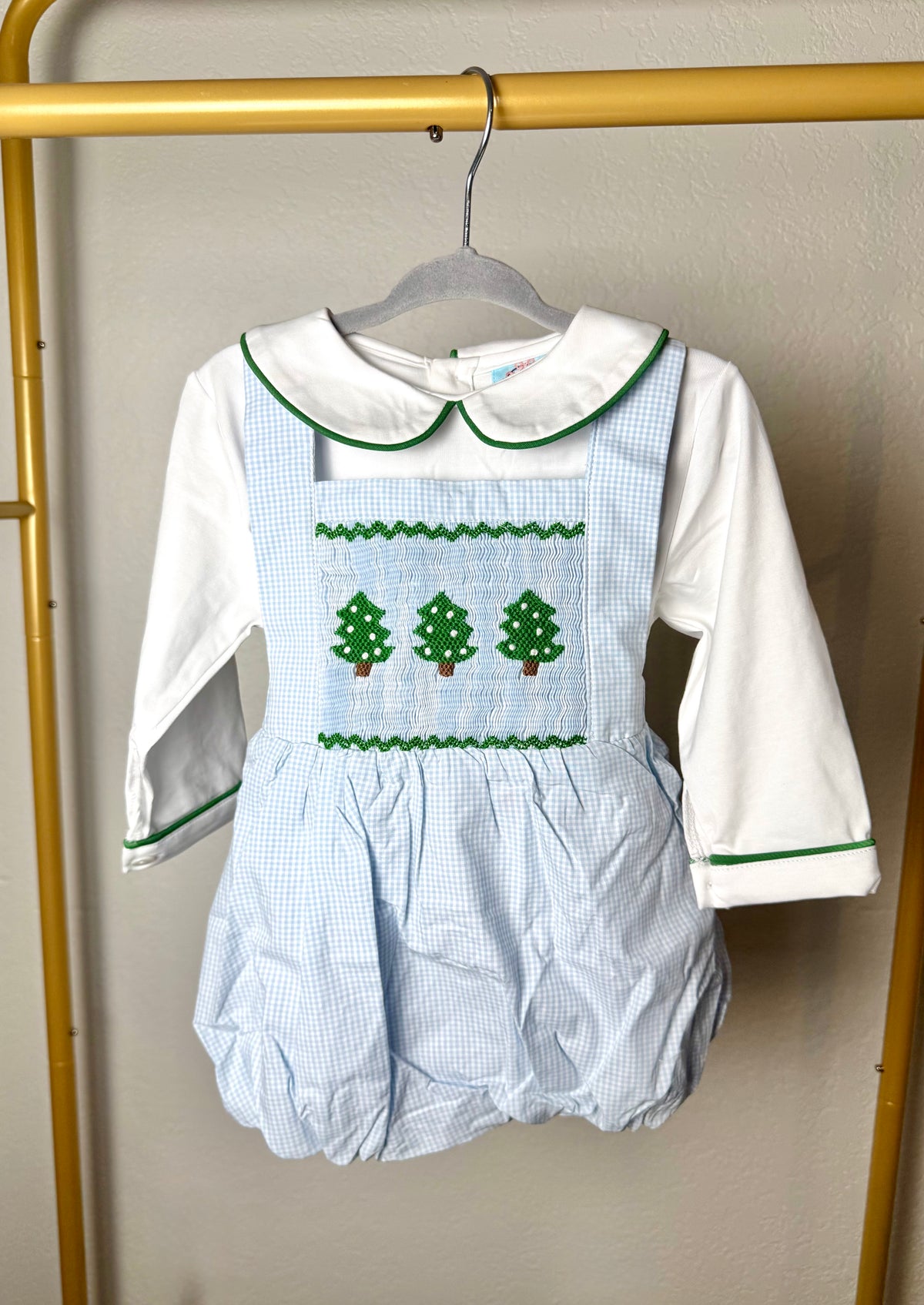 Gingham Trees: Boy’s Bubble