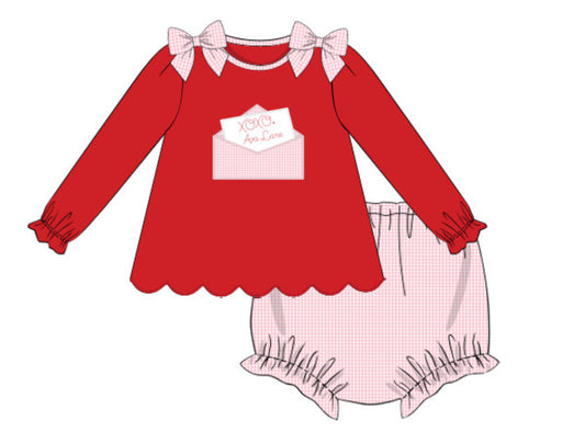 XOXO Girl's Bloomer Set