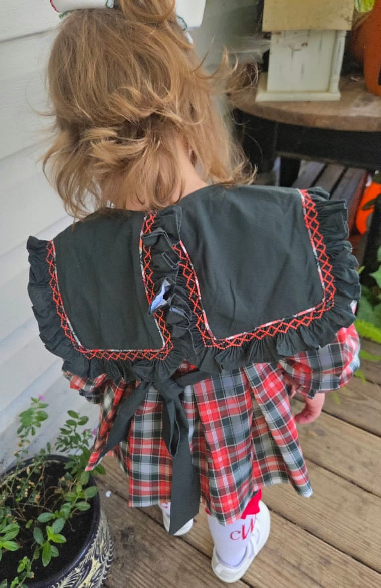 Christmas Plaid: Girl's Bloomer Set