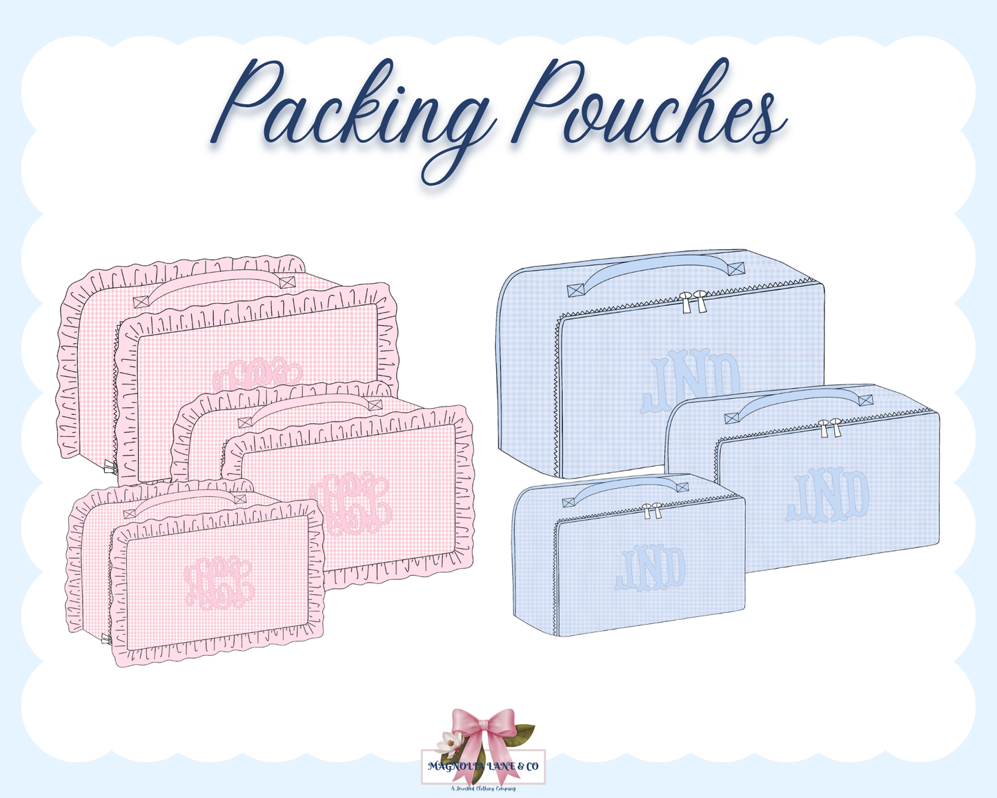 PO28: Quilted Packing Pouches (Set of 3) (ETA: DECEMBER)