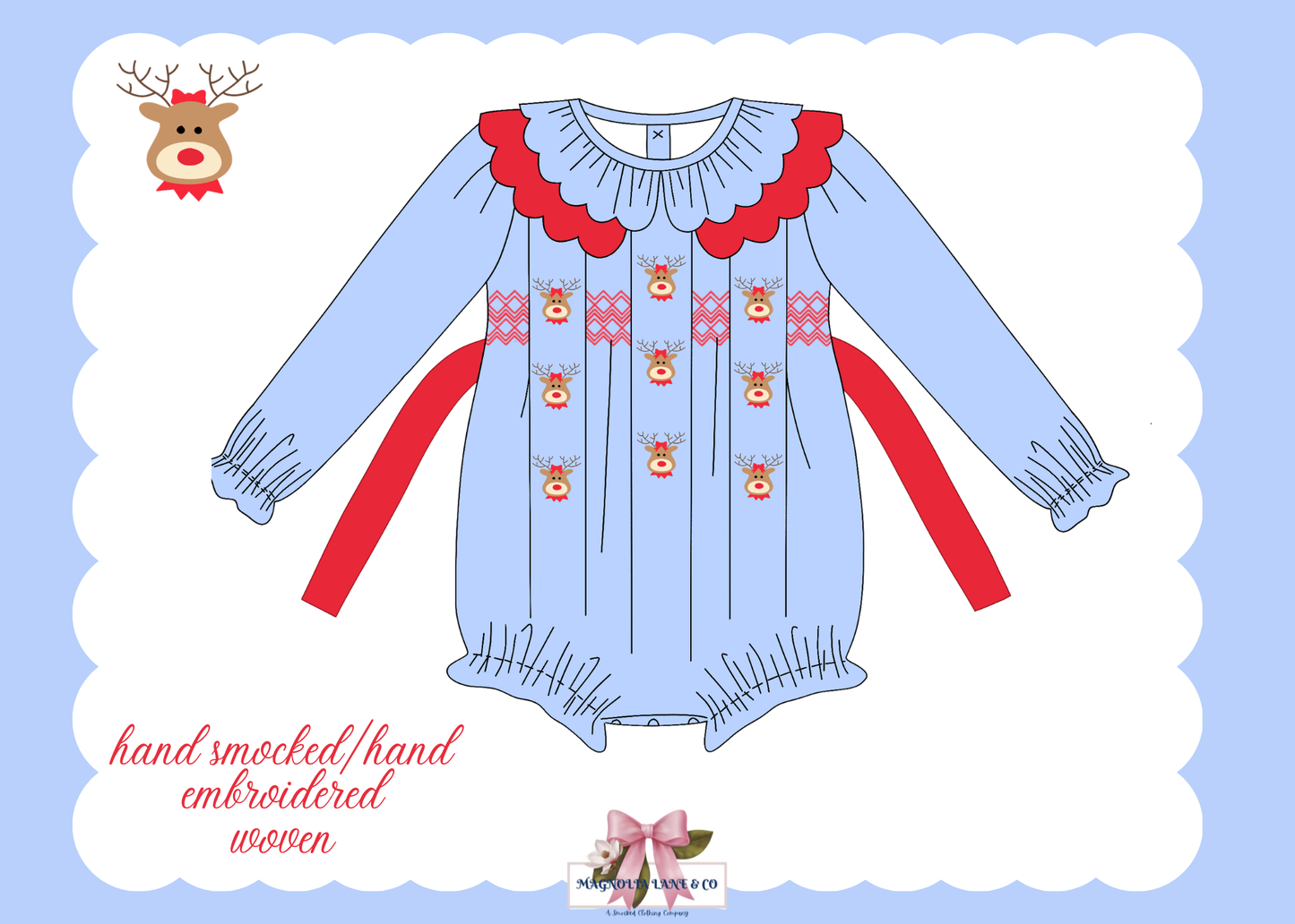 PO27: Girl's Reindeer Lane Bubble (ETA: November)