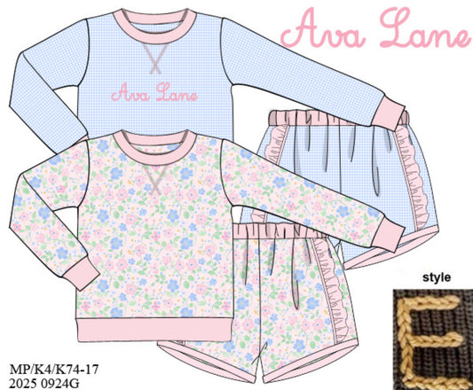 Girl’s 4-in-1 Spring Crewneck Set