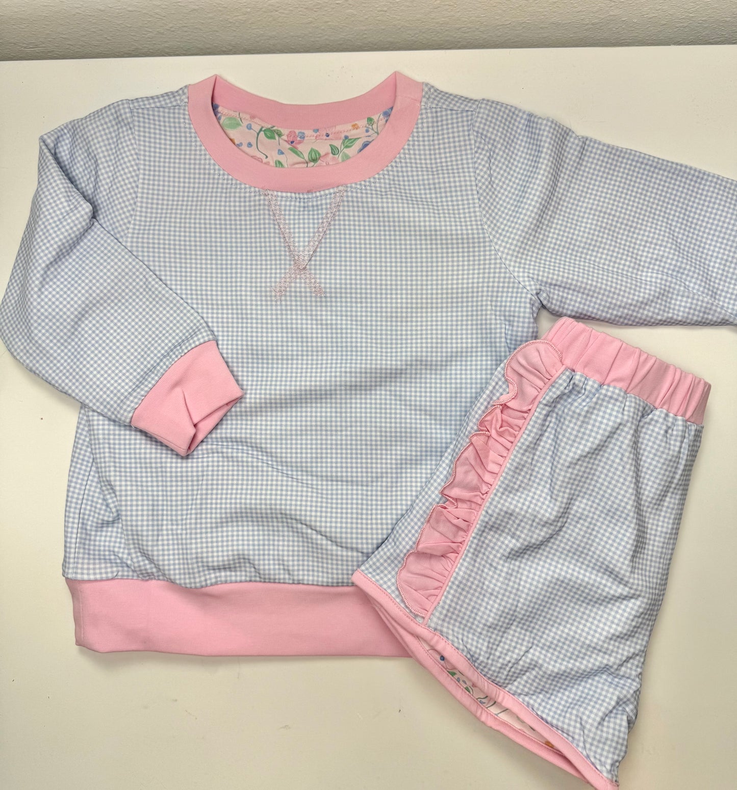 Girl’s 4-in-1 Spring Crewneck Set