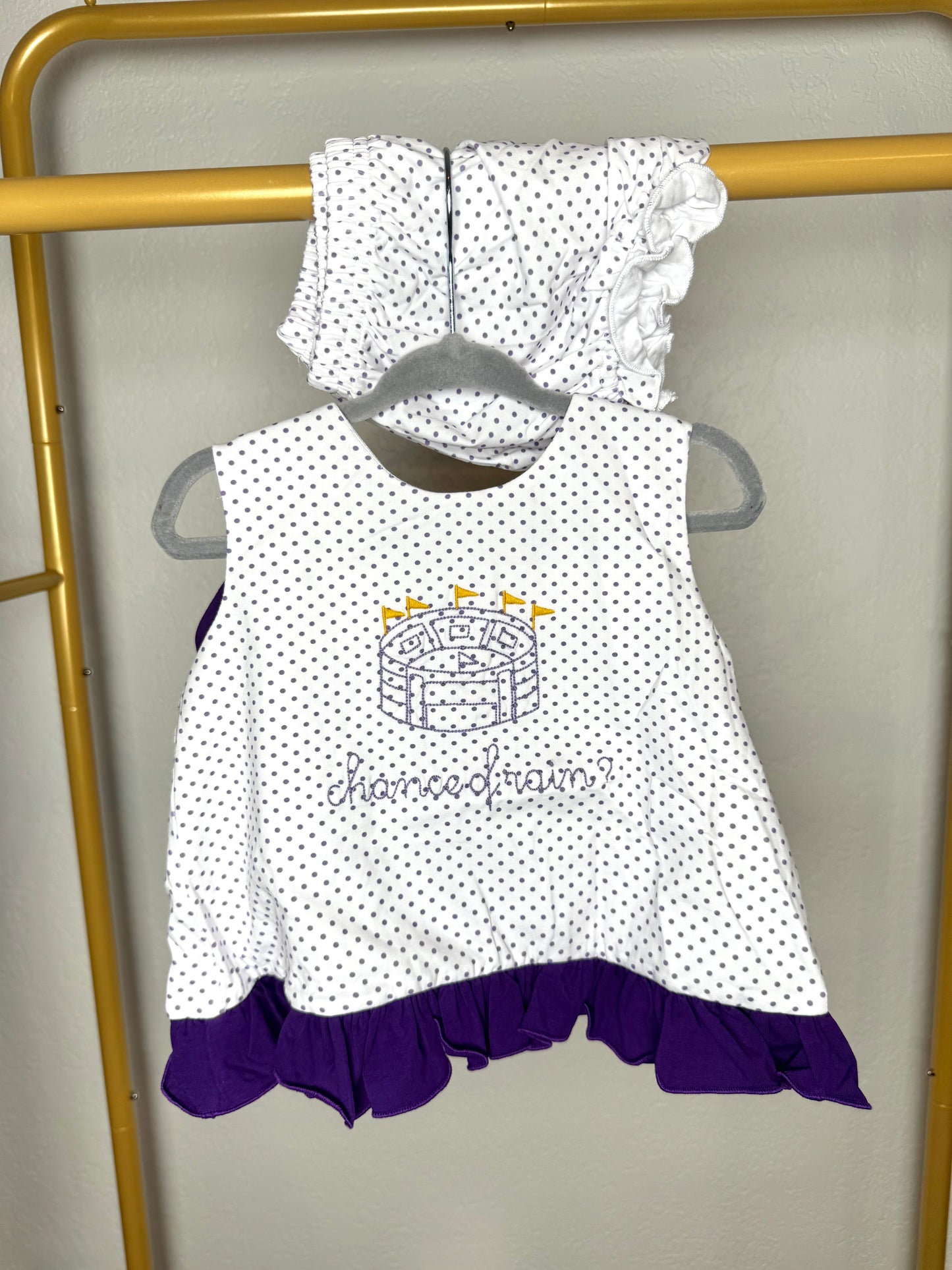 Girl's Chance of Rain Bloomer Set