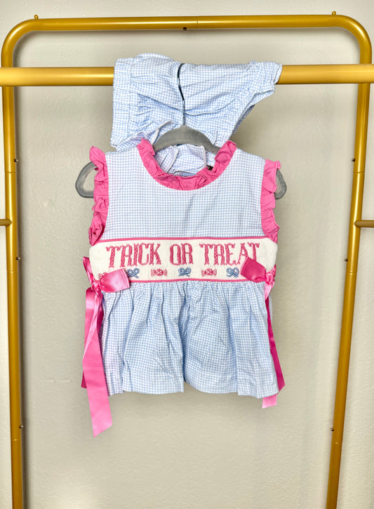 Girl's Trick or Treat Bloomer Set/Dress