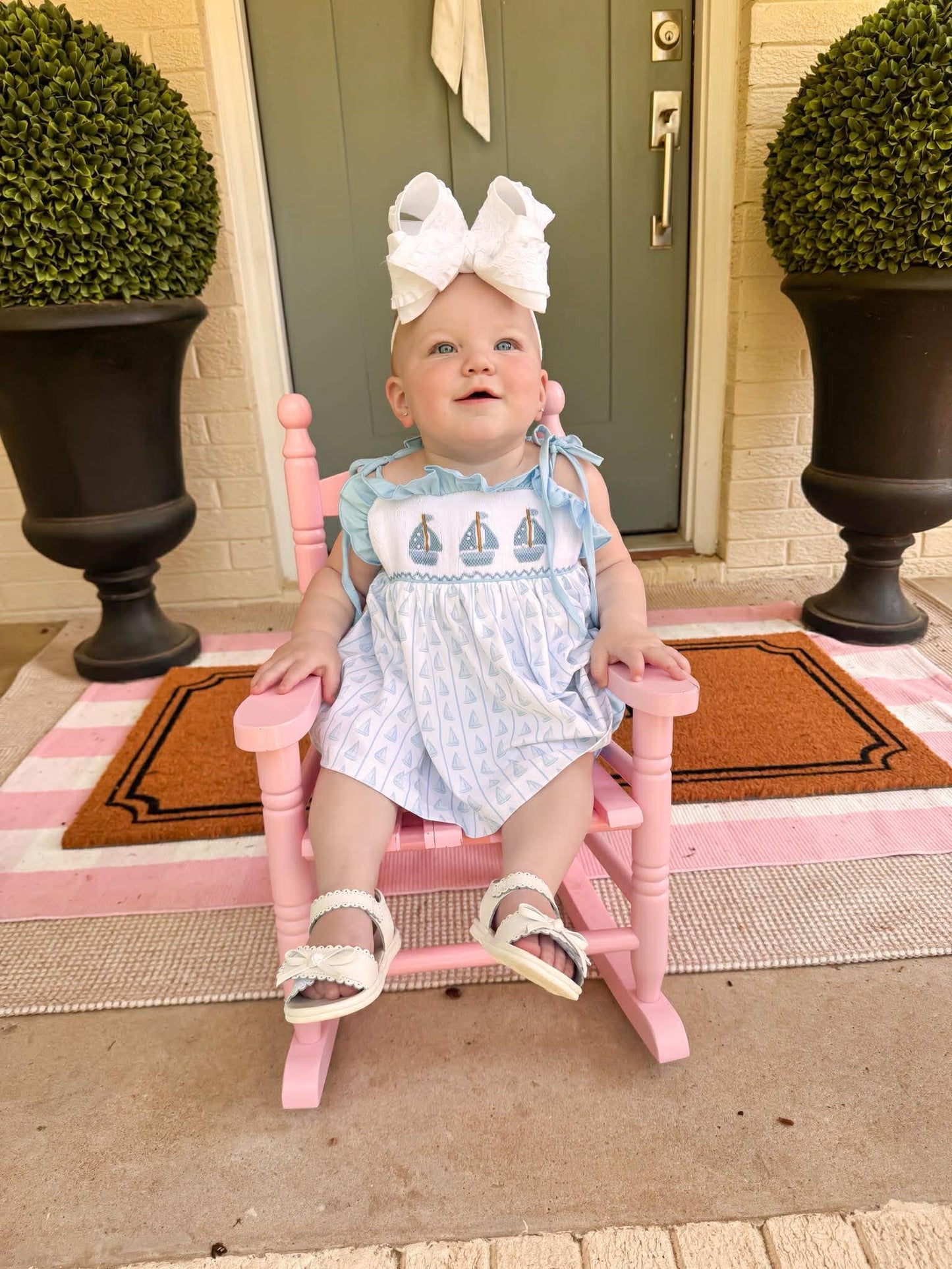 Summertime Sailboats: Girl's Bloomer Set