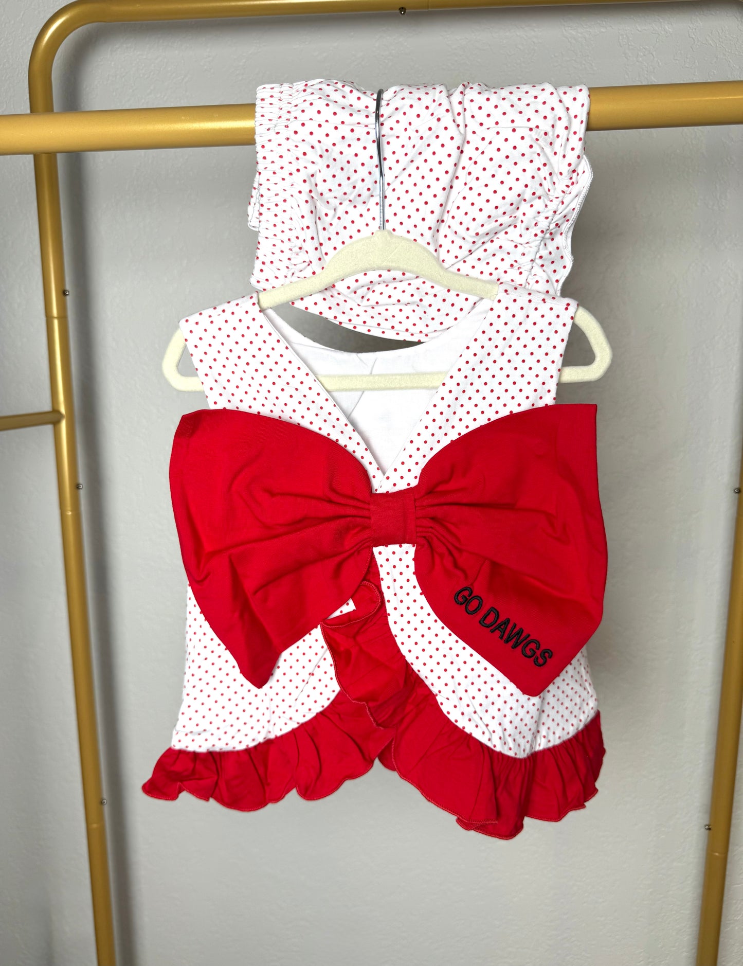 Girl's Go Dawgs Bloomer Set