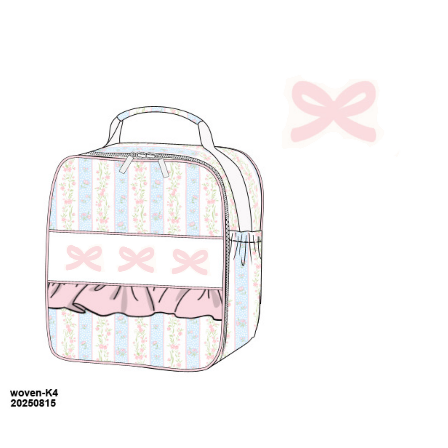 PO21: Striped Floral BTS Bundle w/ Bows