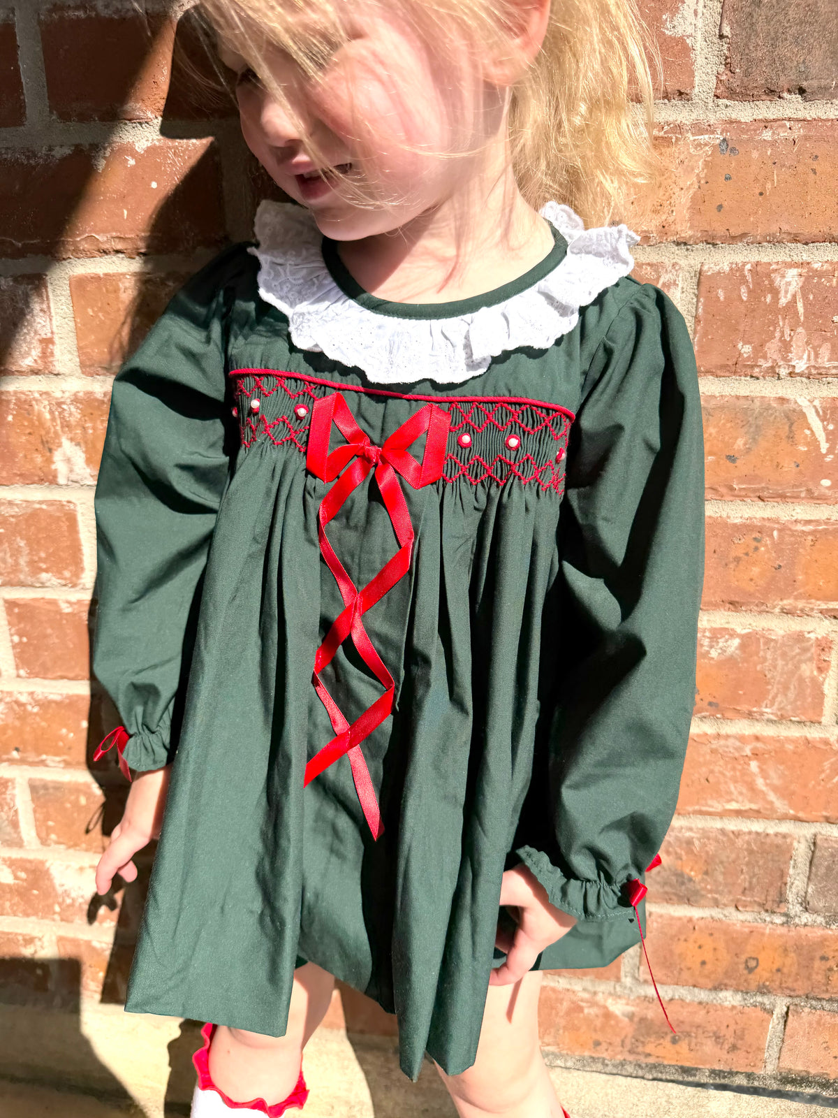 Classic Christmas: Girl's Bloomer Set