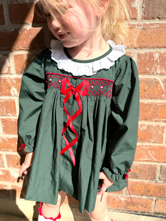 Classic Christmas: Girl's Bloomer Set