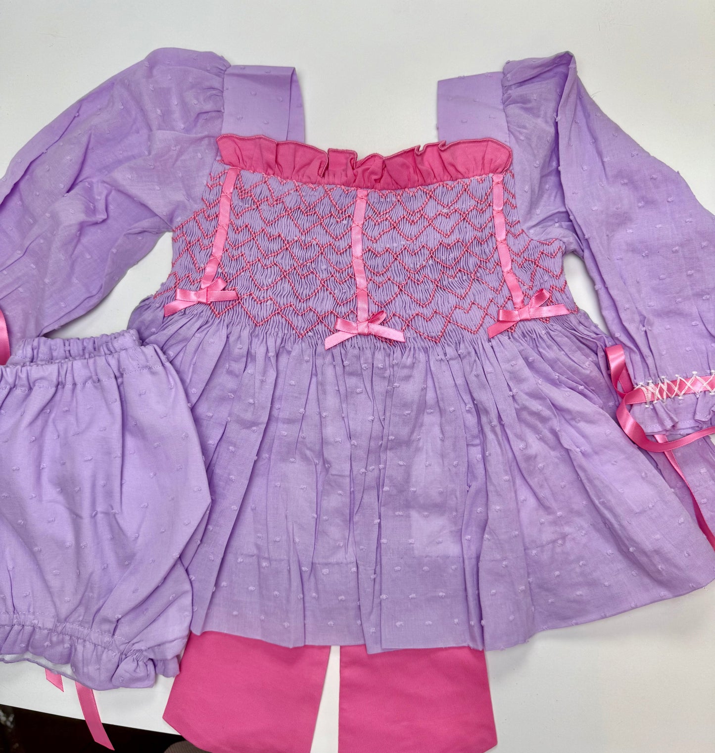 Swiss Dot Love Bloomer Set