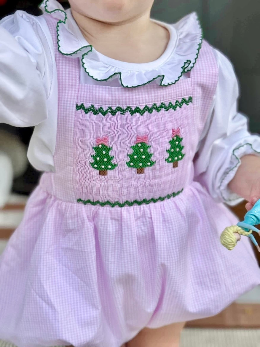 Gingham Trees: Girl's Bubble