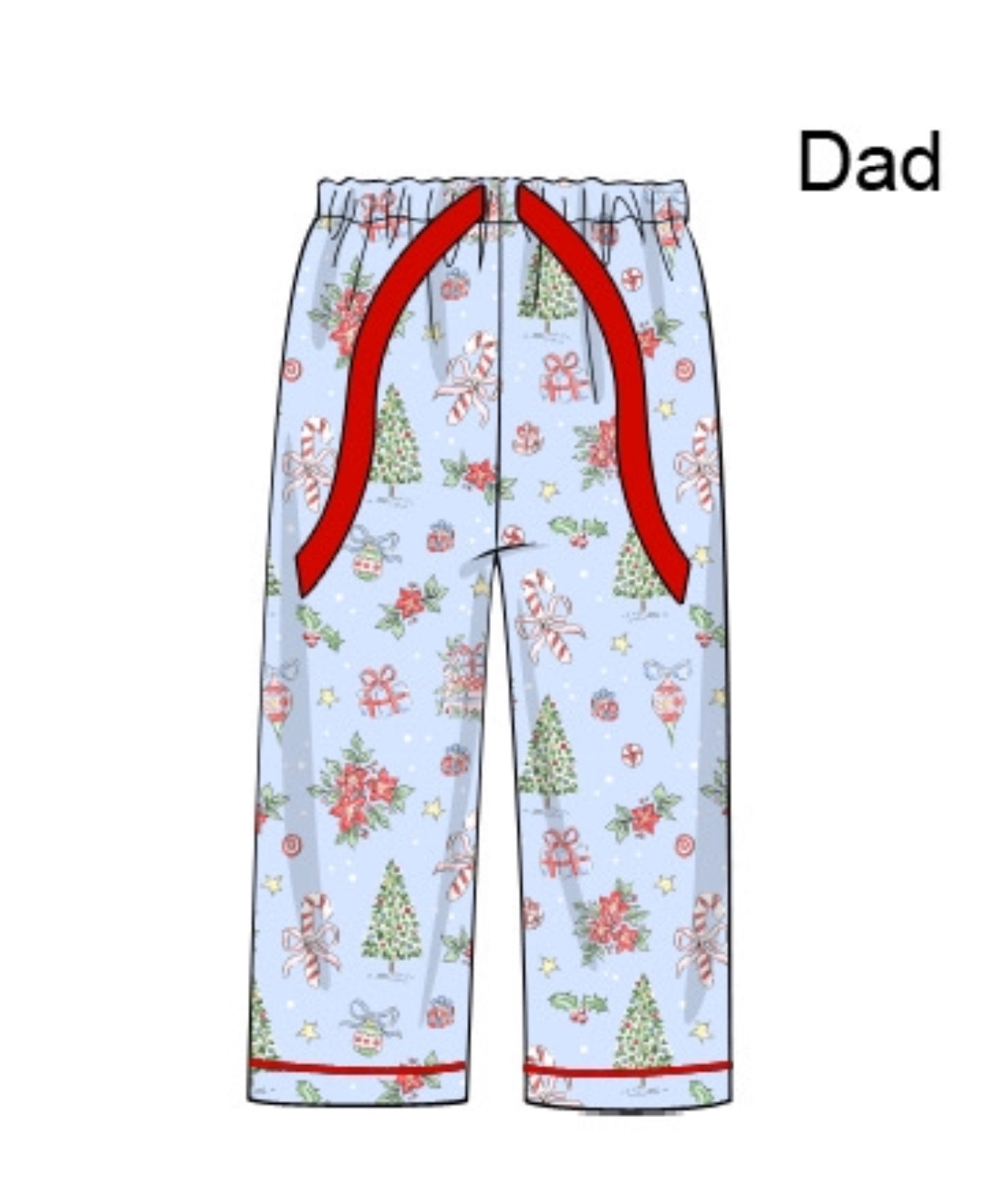 Merry Little Christmas: Adult Unisex PJ Pants