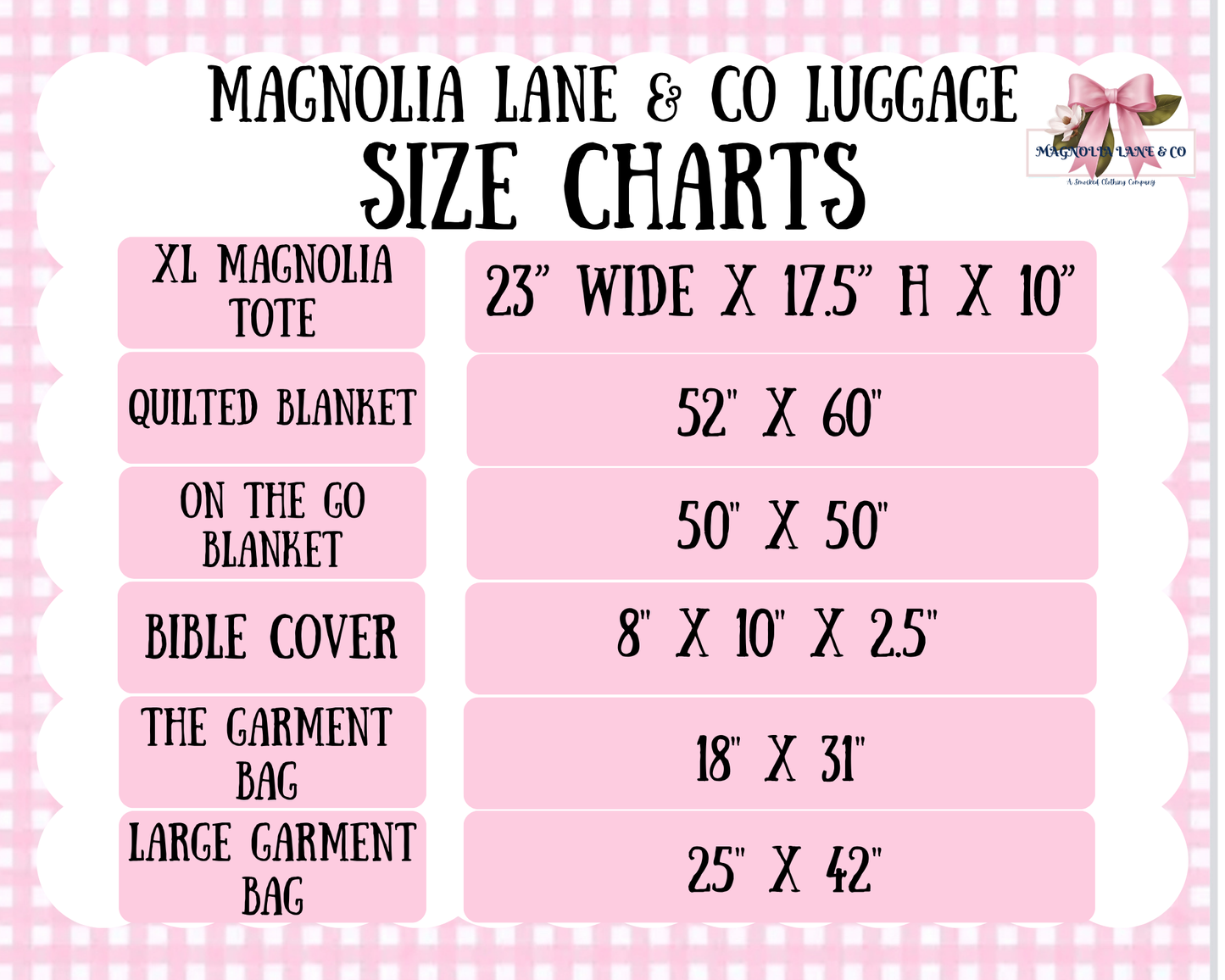 PO28: Blue Gingham Luggage (ETA: DECEMBER)