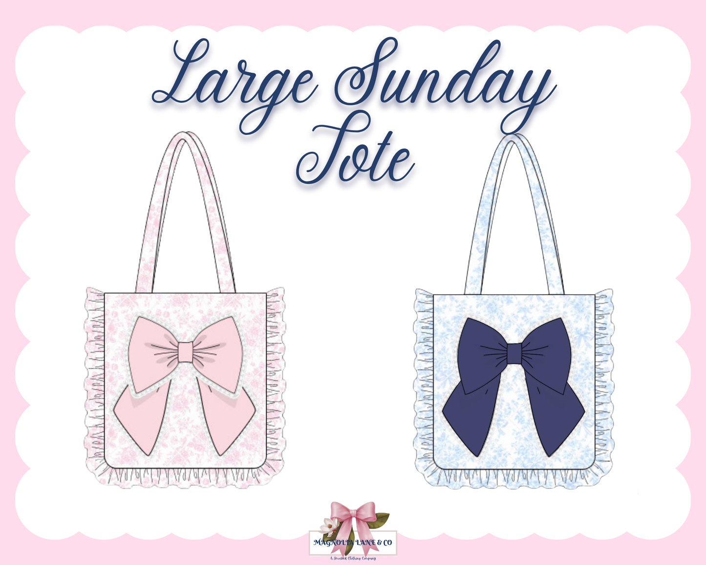 PO28: Large Sunday Totes (ETA: DECEMBER)