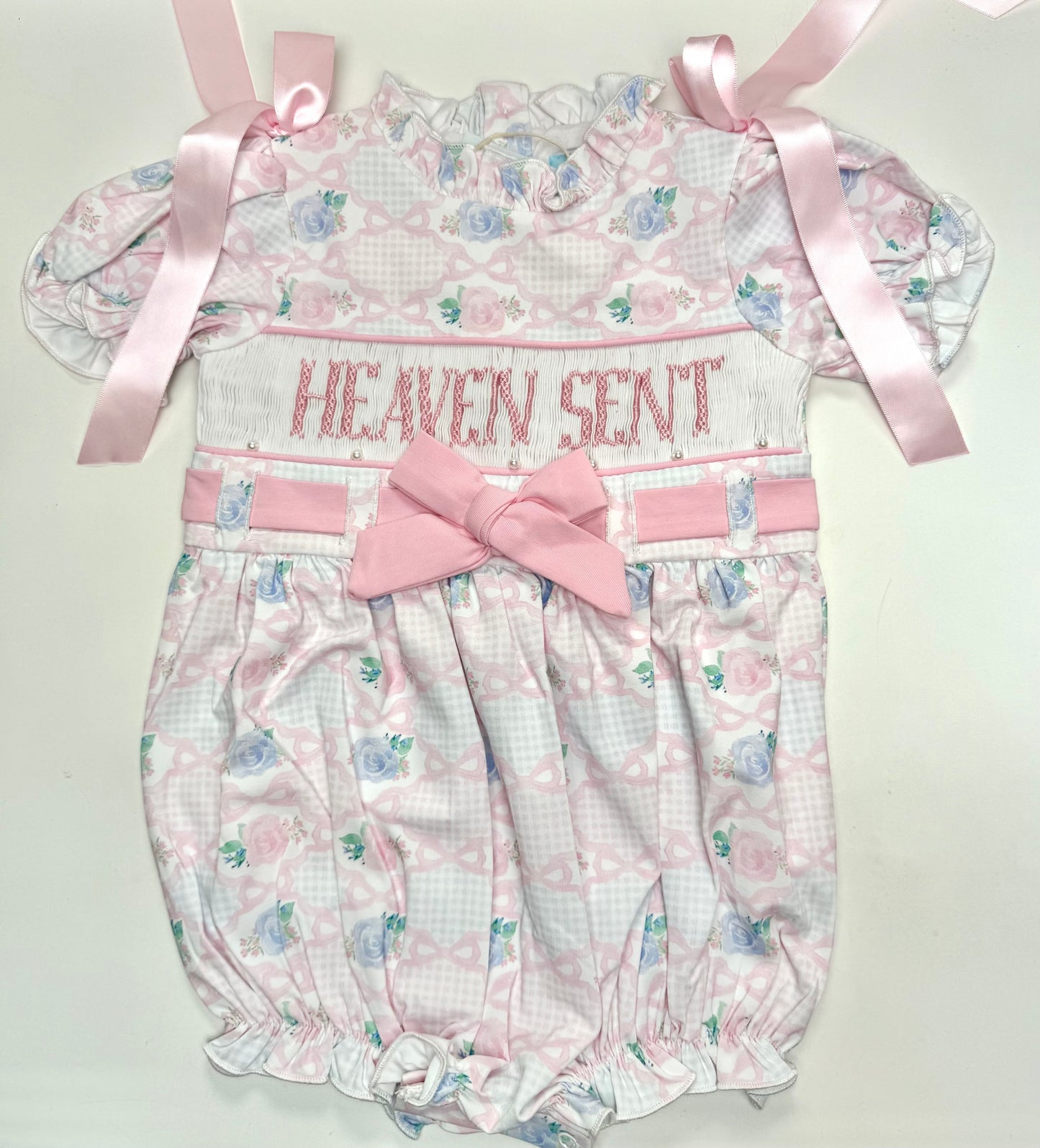 Grandmillennial Trellis Bubble - "HEAVEN SENT"