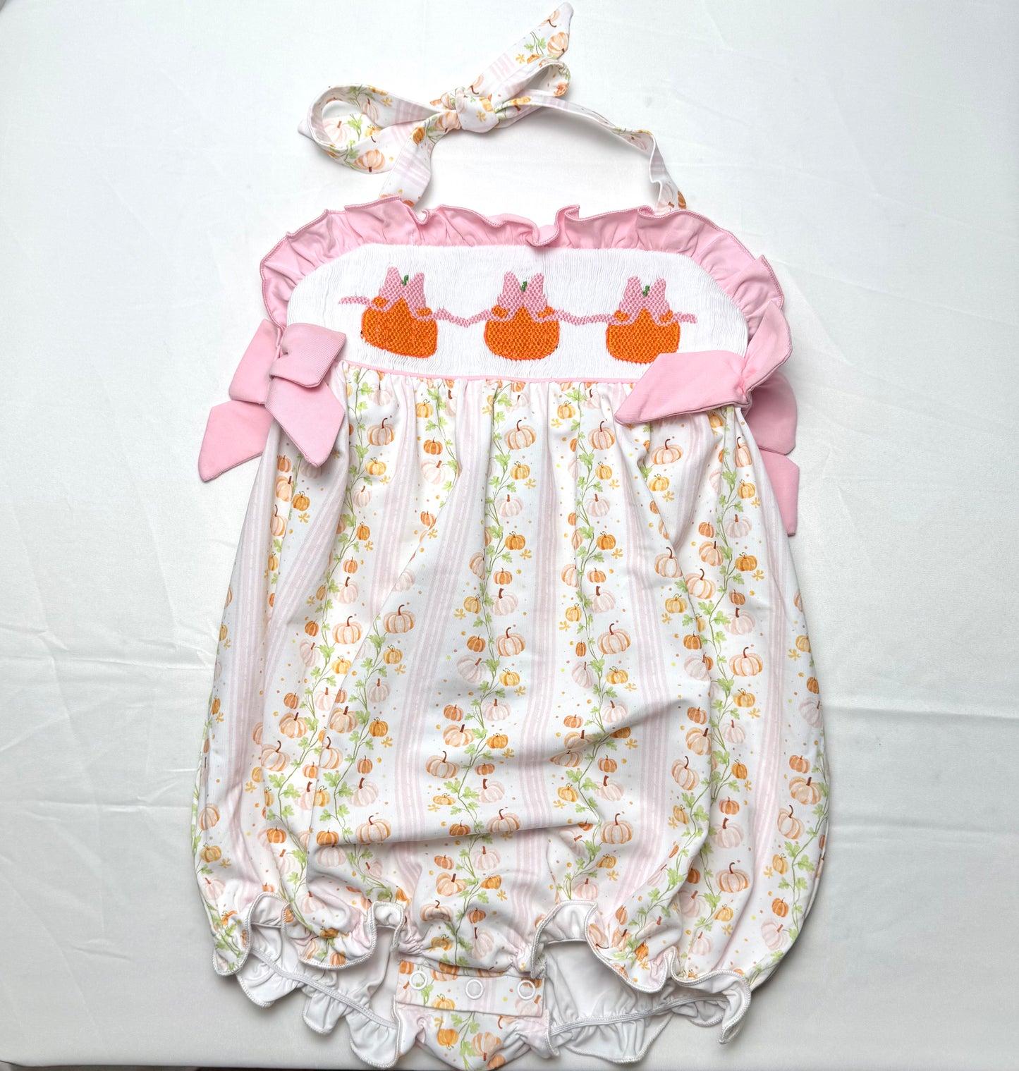 Girl's Pumpkins & Stripes Collection BUBBLE