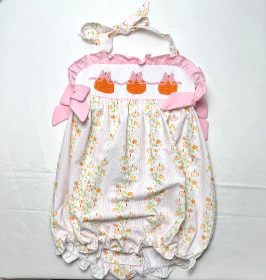 Girl's Pumpkins & Stripes Collection BUBBLE