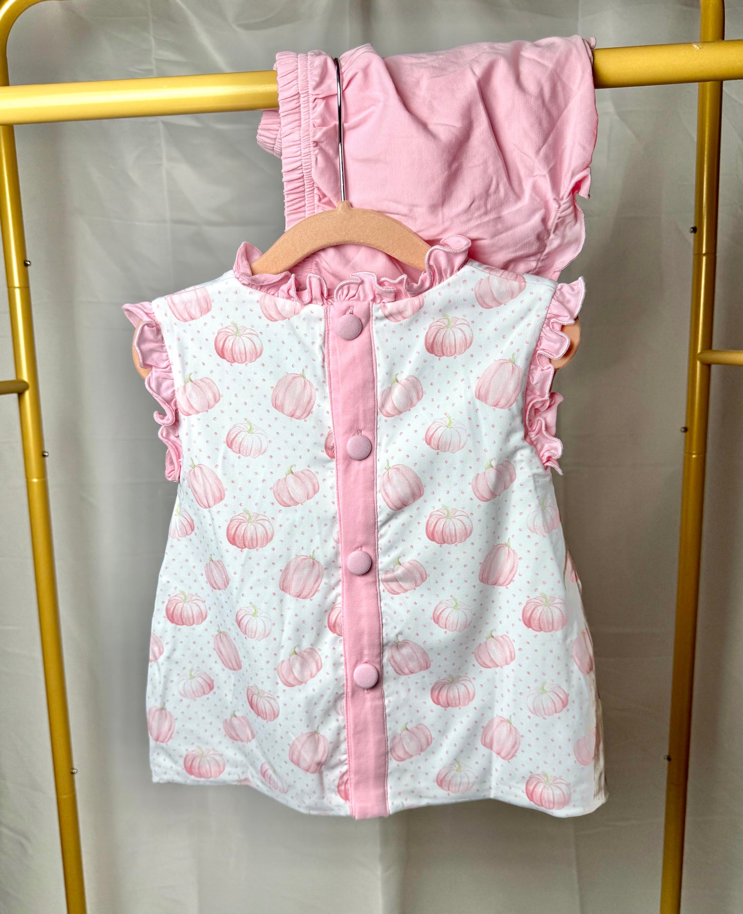 Girl's Casual Pumpkins BLOOMER SET