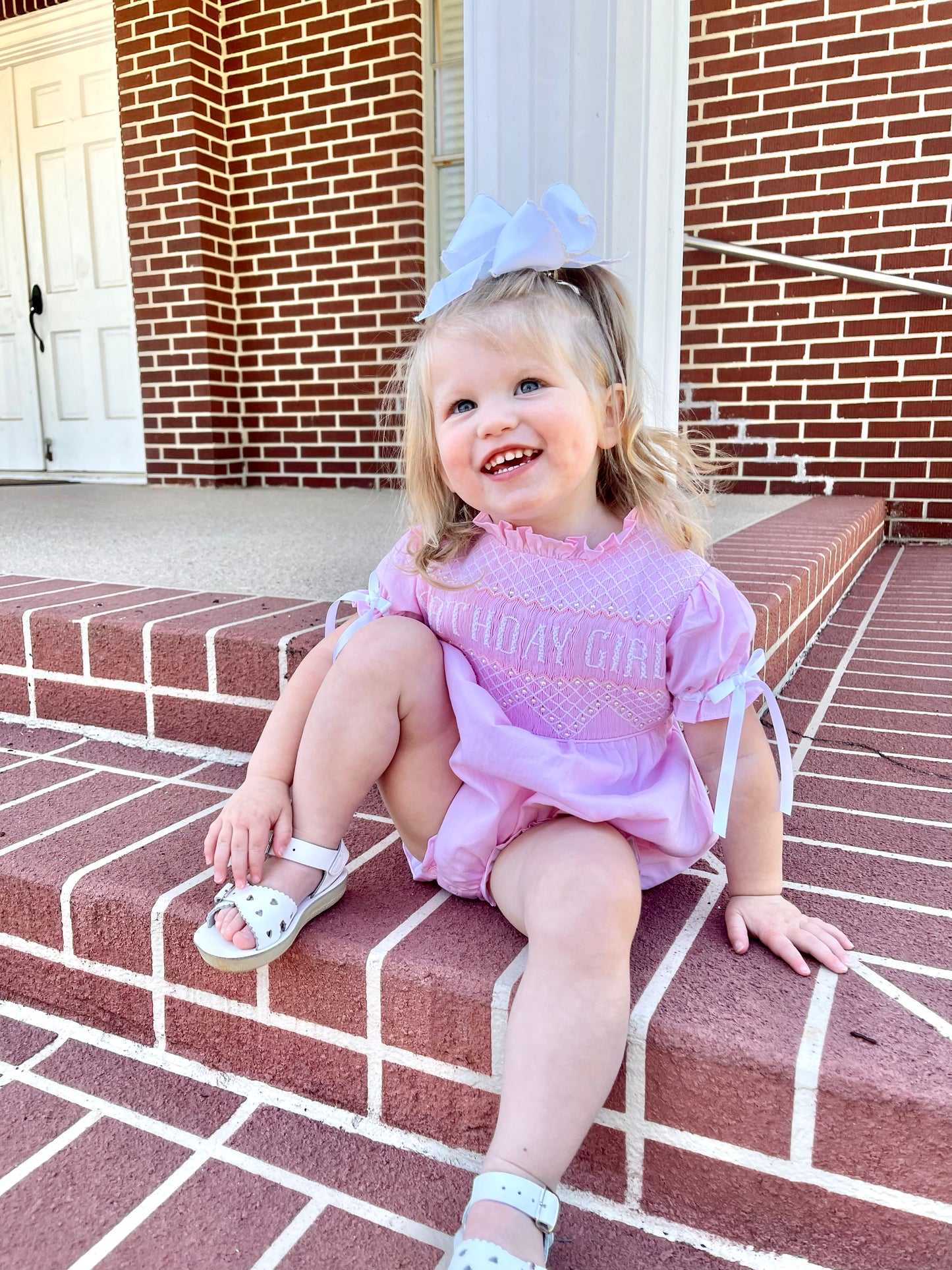 Heirloom Birthday Pearls Long Sleeve Bubble