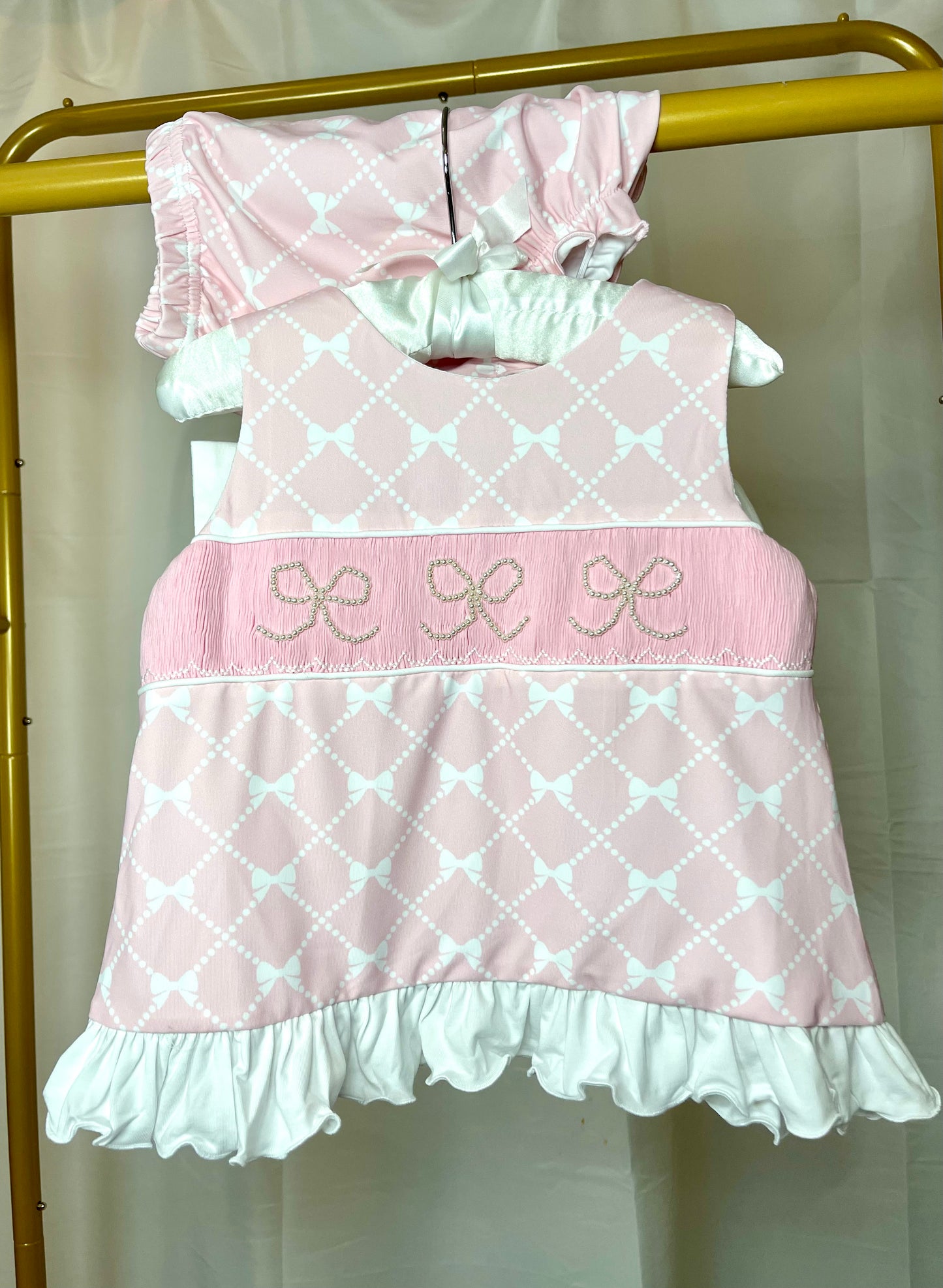 Bows & Pearls Bloomer Set