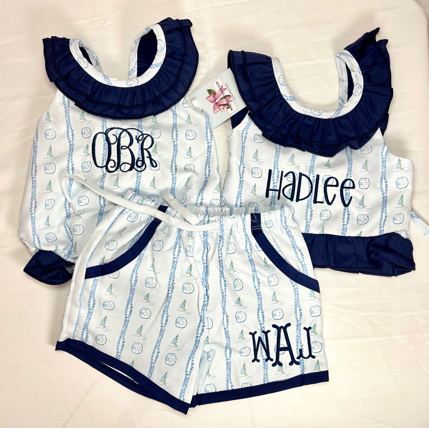 Sailboat Swim Collection: GIRL'S 1 PC